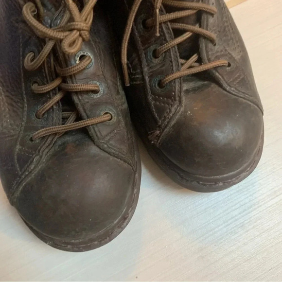 Dr. Martens Vintage Made In England Air Wair Brown Lace Up Shoes - Picture 13 of 16